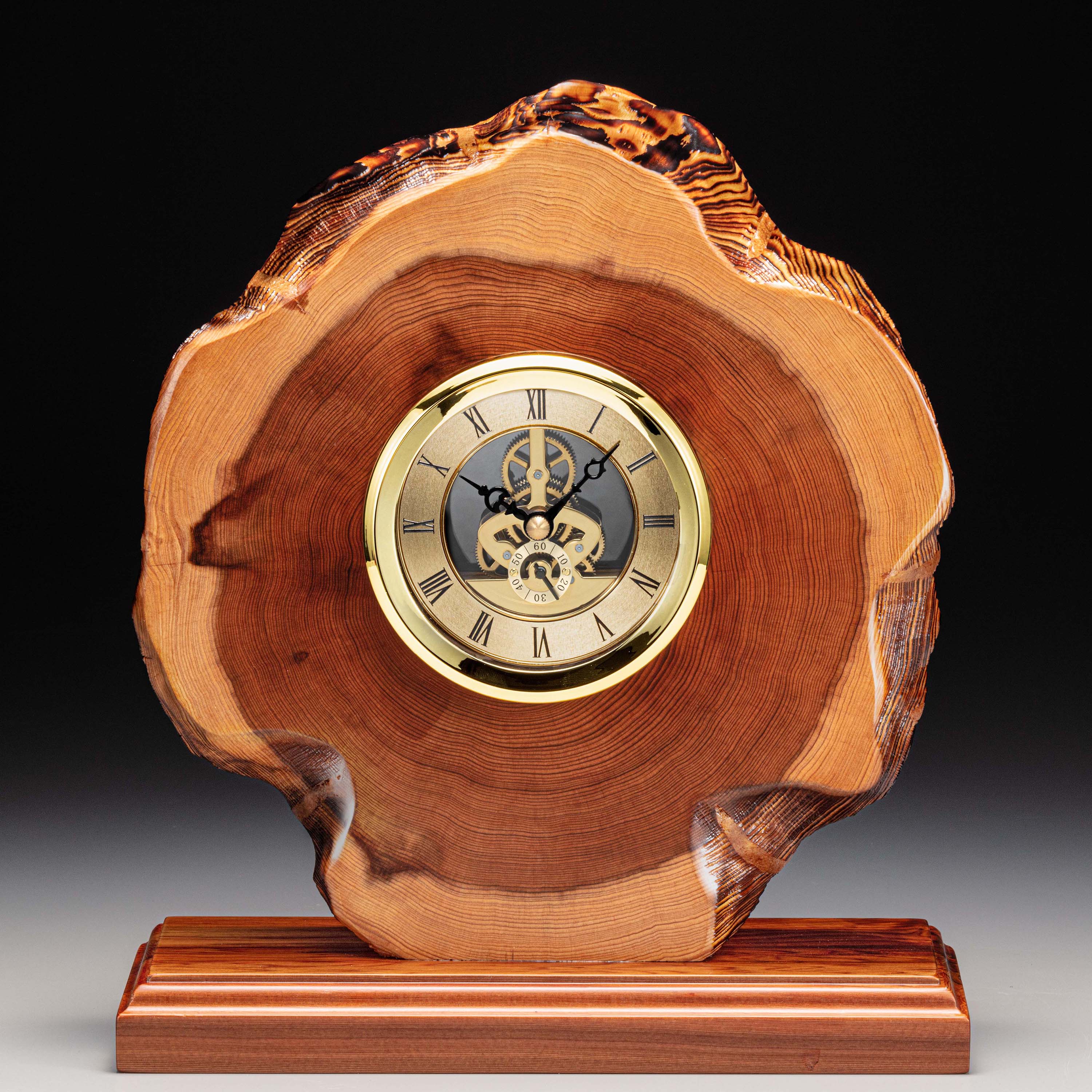 楽天市場】屋久杉 置き時計 一刀彫 / 素材：屋久杉（縁起物 置物