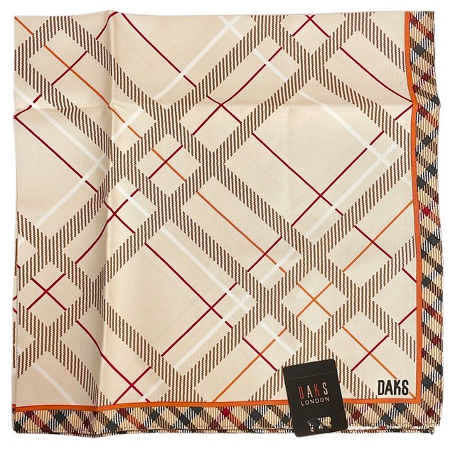 ブランド　ハンカチーフ　未使用品（デッドストック） 楽天市場】デッドストック 90s イタリア製 100% シルク □ ポロ