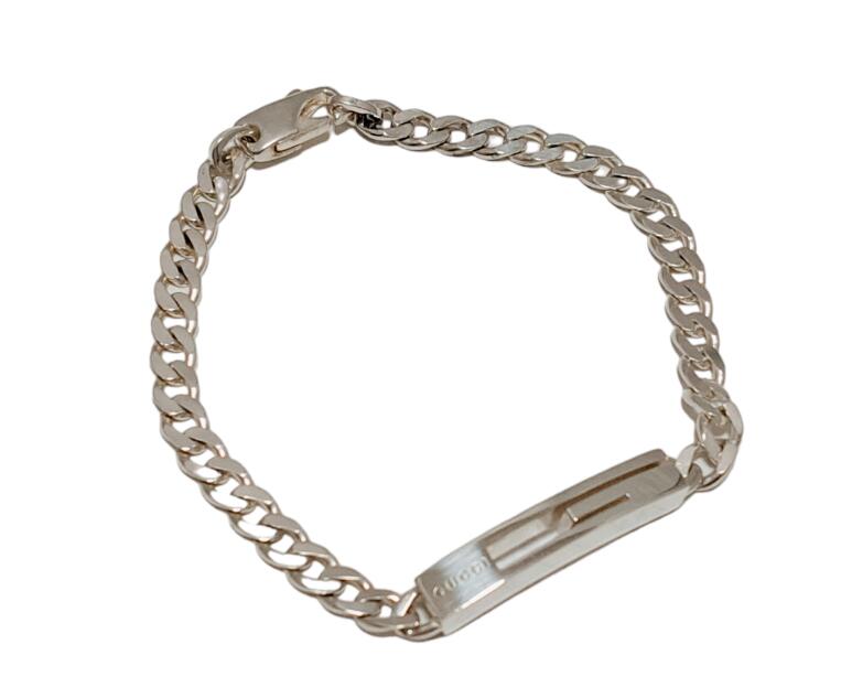 楽天市場】グッチ 喜平 ブレスレット シルバー ブレス SV925 メンズ