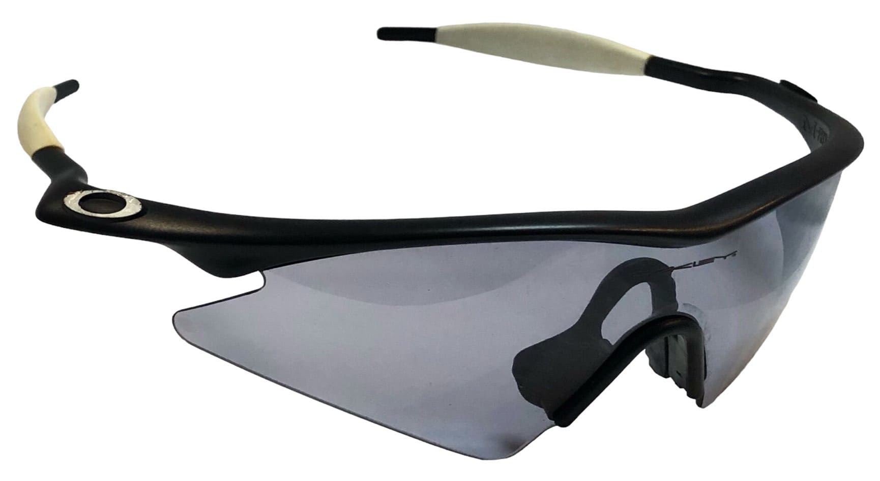 オークリー サングラス Mフレーム Pro Ｓｗｅｅｐ カット 90s エムフレーム プロ M Frame Pro スポーツサングラス ブラック 付属品 ケース付き OAKLEY 【中古】