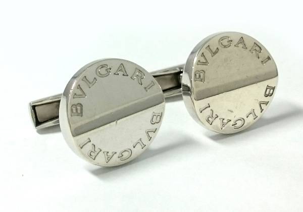 ブルガリ　カフス　ＳＶ９２５　シルバー　カフスボタン　カフリンクス　ブルガリブルガリ シルバー製　銀製　ＢＶＬＧＡＲＩ　 338978 　ブルガリブルガリ　【中古】