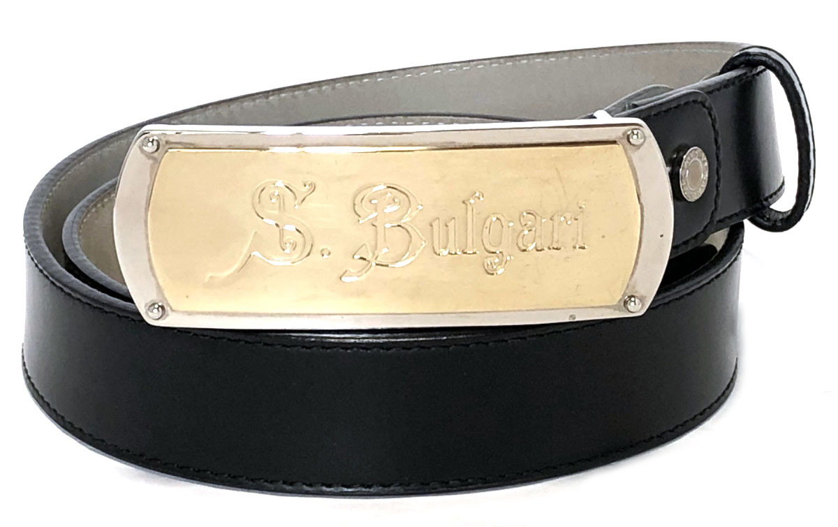 楽天市場】BVLGARI ブルガリ ブルガリブルガリ ベルト ラウンドロゴ
