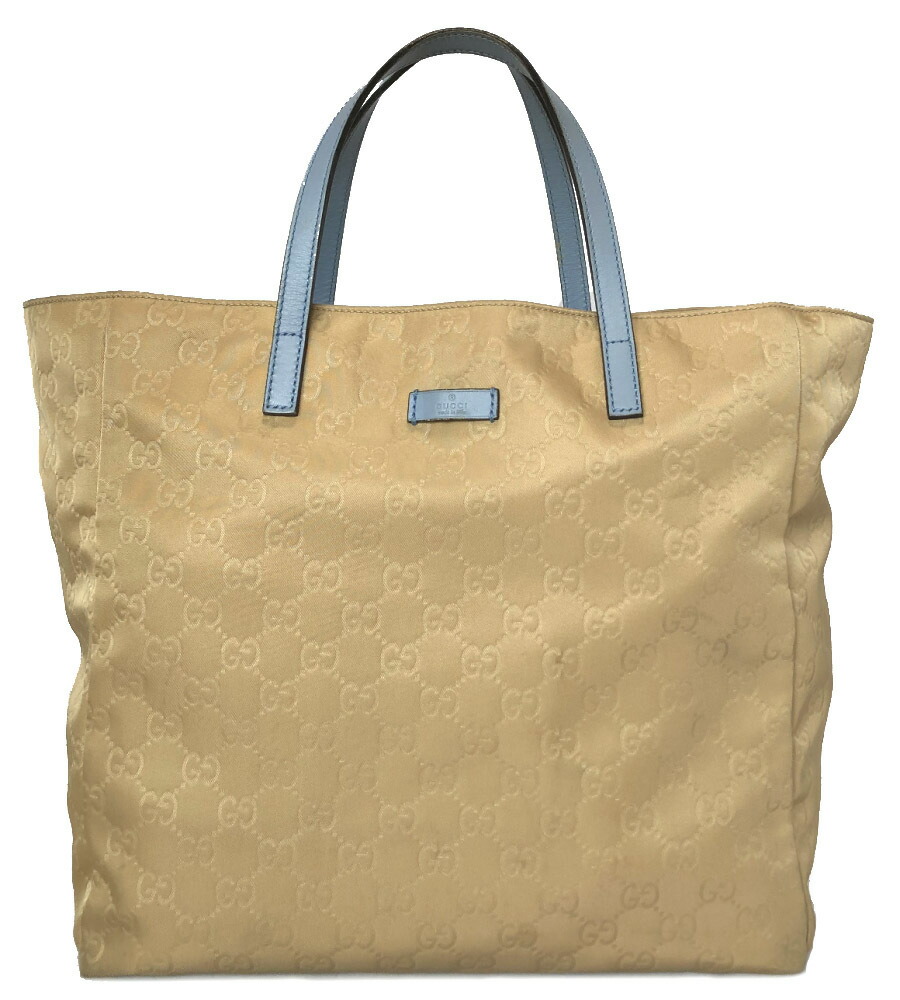 楽天市場】送料無料 GUCCI グッチ ナイロンGGロゴ縦長トートバッグ