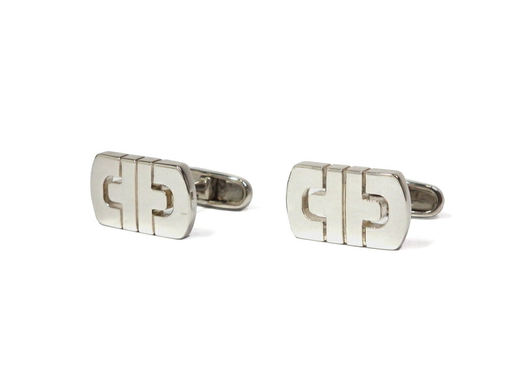 ブルガリ カフス パレンテシ シルバー カフスボタン カフリンクス ＳＶ９２５ ＢＶＬＧＡＲＩ メンズ 銀製品　紳士用 パレンテシス　美品 【中古】