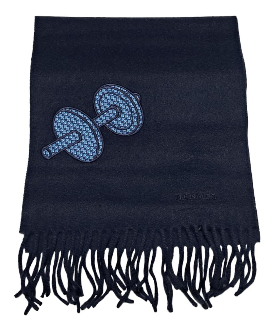 エルメス HERMESマフラー ダンベル カシミア100%紺 メンズ 楽天市場】【未使用品】 エルメス HERMES ダンベル柄 ネイビー