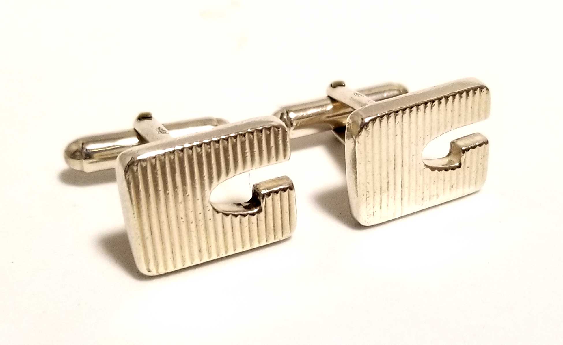 グッチ 折り返し SV925 G画題 カフリンクス SV925 メンズ 付属物 しろがね色 しろがね色製 GUCCI 【中古】