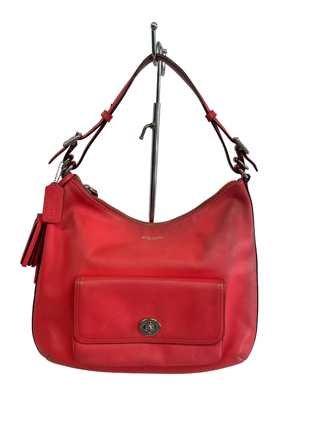 楽天市場】COACH コーチ 1480 ワンショルダーバッグ ベージュ×ピンク系  