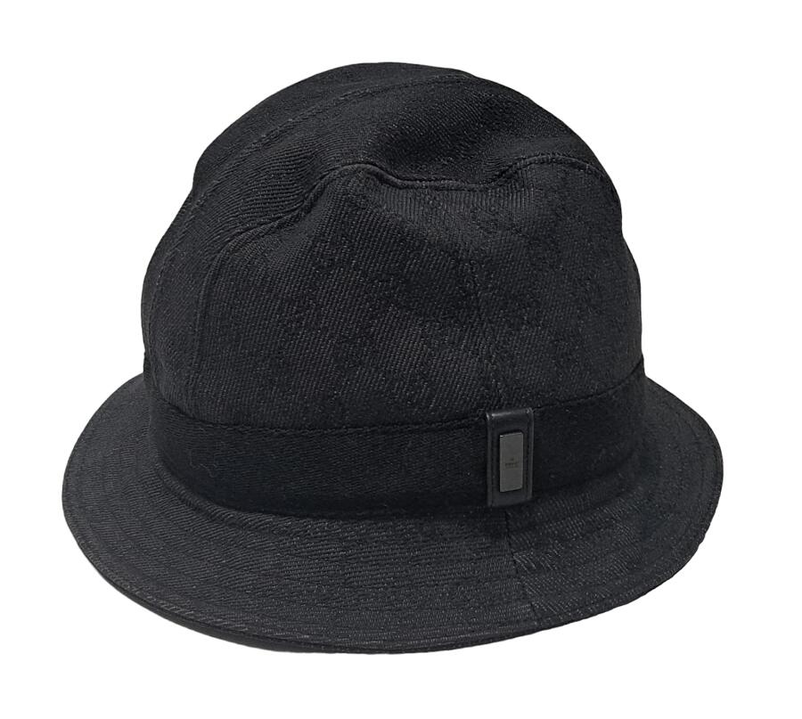 楽天市場】グッチ GUCCI イタリアンストロー 中折れハット ネイビー