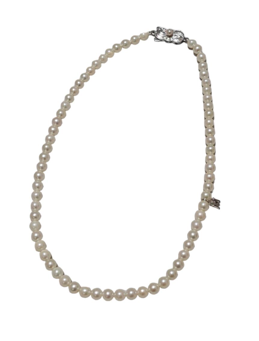 楽天市場】ミキモト アコヤパール 真珠 JAL限定 ネックレス シルバー