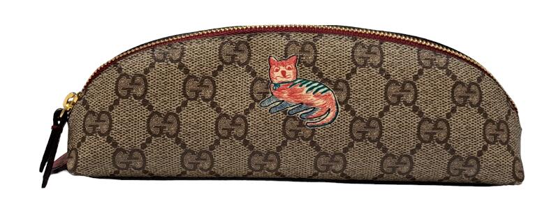 グッチ GUCCI レザー ペンケース 256579 GUCCI グッチ 256579 GG シマ ペンケース レザー レディース