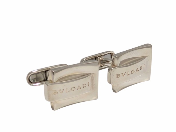 楽天市場】ブルガリ カフス SV925 シルバー カフスボタン