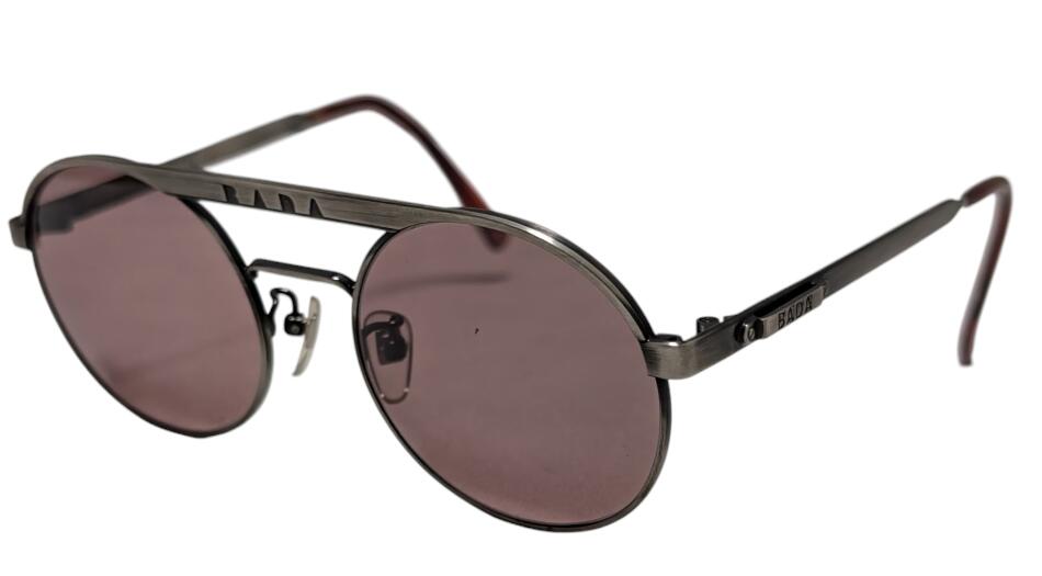 バダ グレイス BADA GRACE サングラス レディース メンズ 丸レンズ メタル ブラウン ヴィンテージ　ラウンド　クラシックツーブリッジ　【中古】