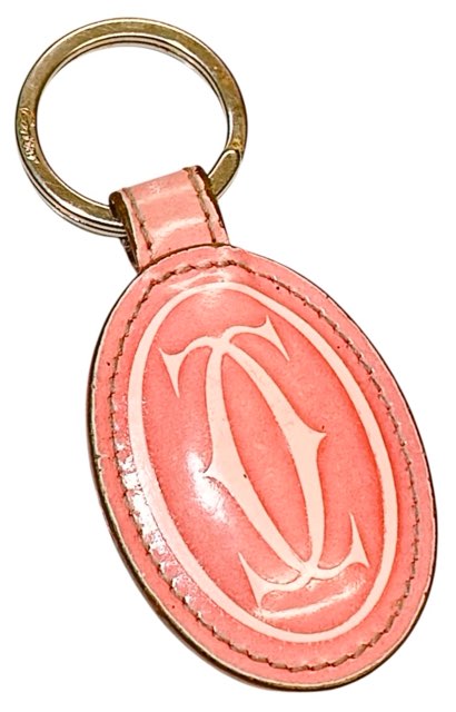 楽天市場】Cartier カルティエ 2Cモチーフ キーリング キーホルダー