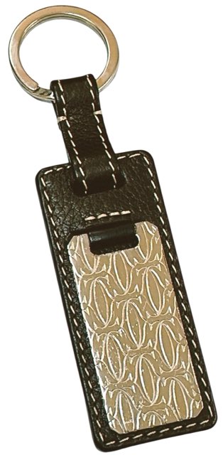 楽天市場】カルティエ Cartier ドゥーブルC 回転式 キーリング