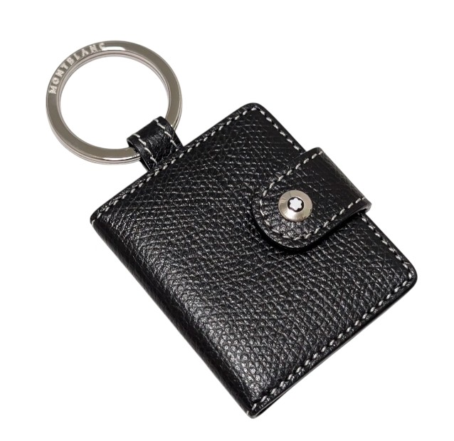 新品箱入りMONT BLANC 黒レザーキーホルダー キーホルダー マイスターシュテュックレザー - ブラック - Montblanc® JP