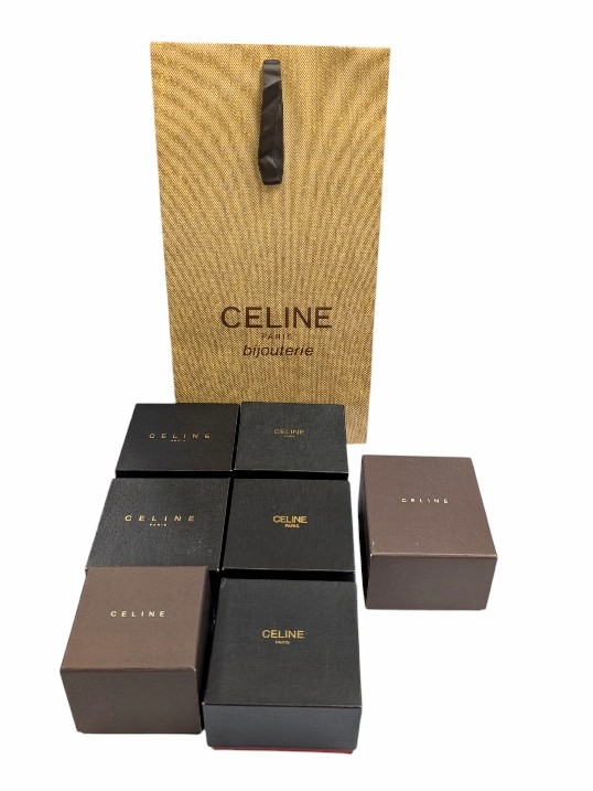 セリーヌ リング用 指輪用 アクセサリー 90年代　ヴィンテージ　ブラック レッド 箱 空箱 ケースのみ CELINE　BOX　【中古】｜ブランドショップ 将軍