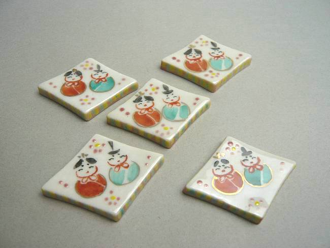 楽天市場】京焼 清水焼 実り箸置きセット 芳山 : 京焼清水焼専門店 松韻堂