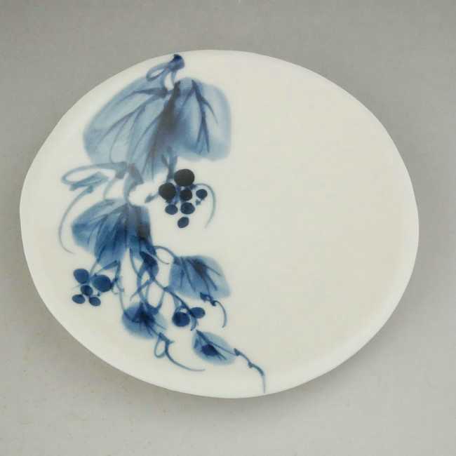 楽天市場】京焼 清水焼 白掛五草花楕円皿 紅葉単品 : 京焼清水焼専門店