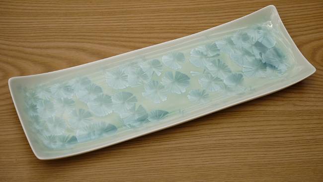 楽天市場】京焼 清水焼 花結晶長皿揃え 陶あん : 京焼清水焼専門店 松韻堂