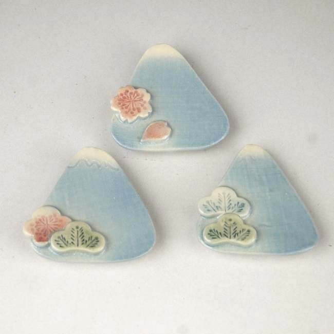 楽天市場】京焼 清水焼 実り箸置きセット 芳山 : 京焼清水焼専門店 松韻堂