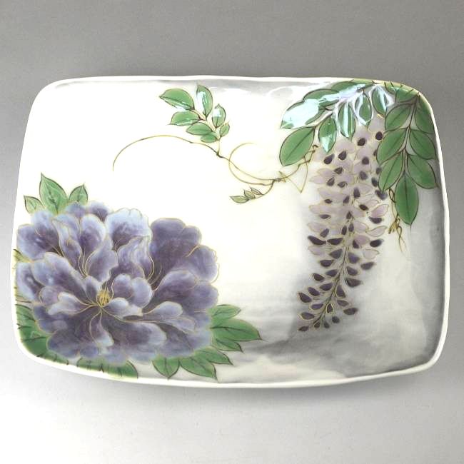 楽天市場】京焼 清水焼 花結晶長皿揃え 陶あん : 京焼清水焼専門店 松韻堂