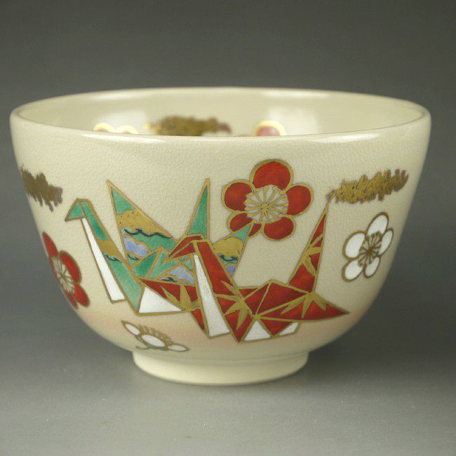 楽天市場】京焼 清水焼 光琳雲錦図お茶呑茶碗 嘉豊 単品 : 京焼清水焼