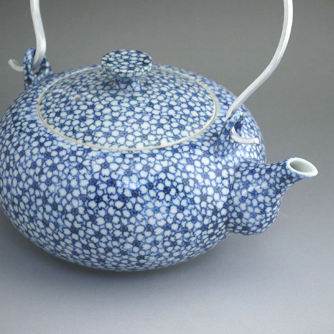 京焼 清水焼 染付桜詰石瓶 貞雲 コーヒー・お茶用品 | silanesnet.com