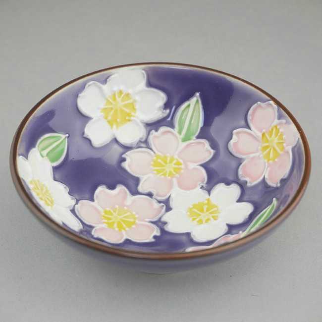 楽天市場】京焼 清水焼 交趾花だより紫陽花盃 昇峰 : 京焼清水焼専門店