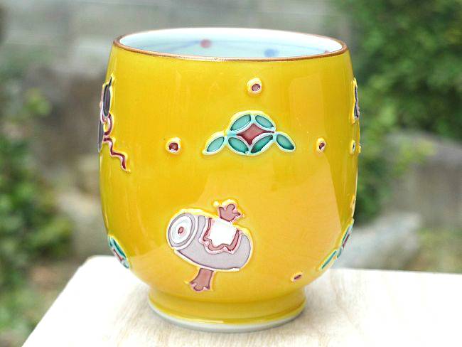 楽天市場】京焼 清水焼 黄交趾宝鳳凰小茶器揃 昭阿弥 : 京焼清水焼専門