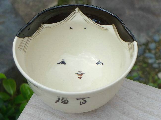 京焼・清水焼 抹茶碗 のんこう七種 獅子(のんこうしちしゅ しし) 昭楽