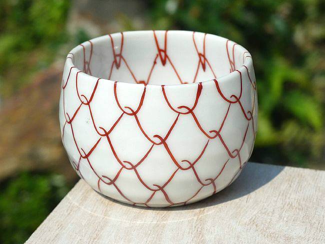 楽天市場】【京焼・清水焼】山本麦波 黒地紅葉水指 : せともの屋みさ伝