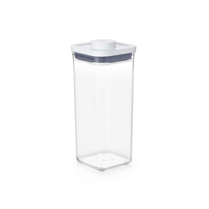 楽天市場】OXO(オクソー） ポップコンテナ 2 スモールスクエア ショート /キッチンツール 保存容器 ワンタッチ 片手 収納 省スペース  スタッキング 保管 インテリア おしゃれ 透明 中身が見える 最新モデル お菓子入れ ペットフード : 渋谷の食器屋さん 食喜屋
