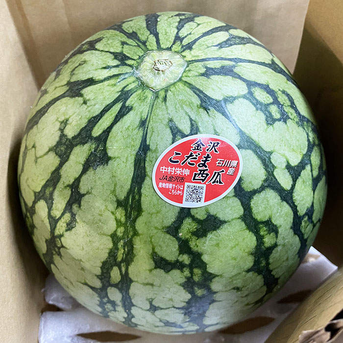 石川県産 こだま西瓜 小玉すいか 秀品 3l 4lサイズ 3 4玉入 箱 Sermus Es