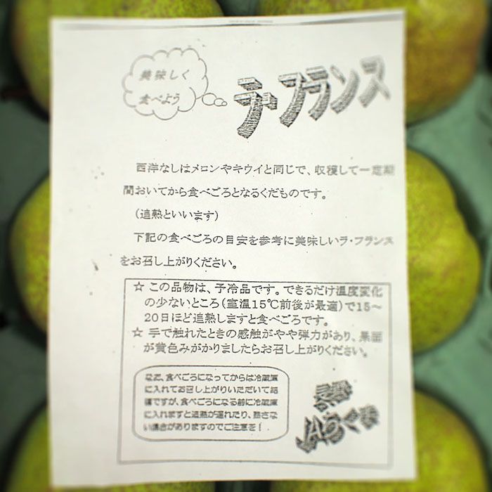 長野県産 洋梨 特売 ラ フランス 箱 24玉入 秀品 約5kg