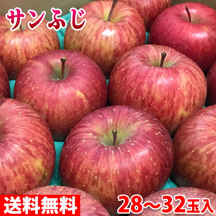 楽天市場】【送料無料】 青森県産 りんご サンふじ マルクニアップル