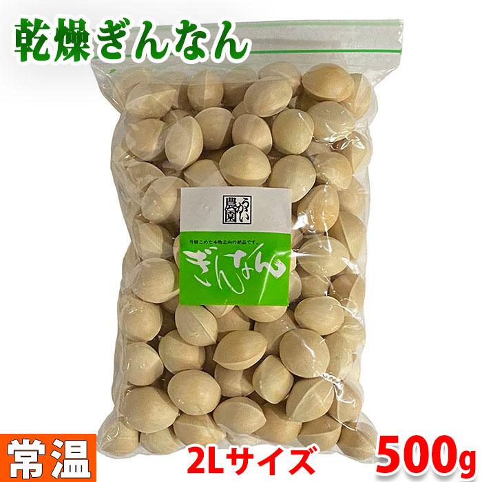 ブランド品専門の 岐阜県産 乾燥ぎんなん 2Lサイズ 500g 袋入 newschoolhistories.org