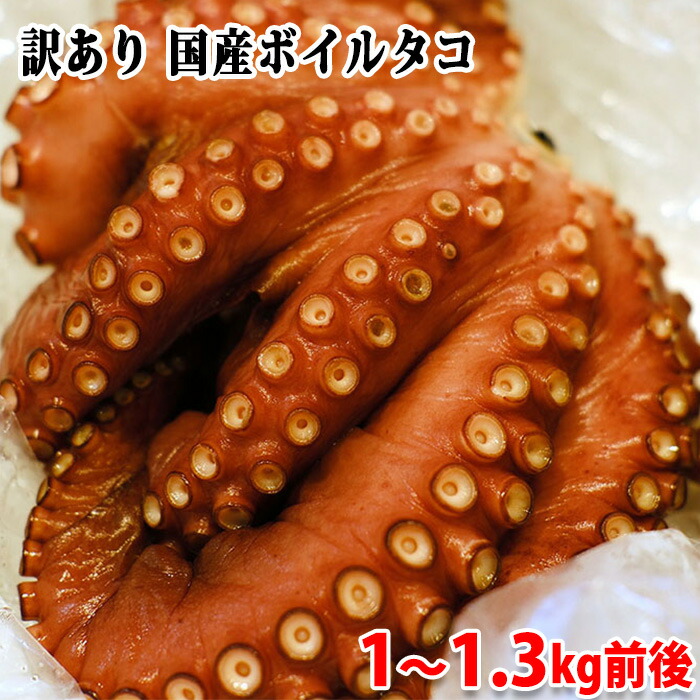 楽天市場】【鮮魚】輸入ボイルたこ〈ボイルタコ〉小1杯、300g〜400g