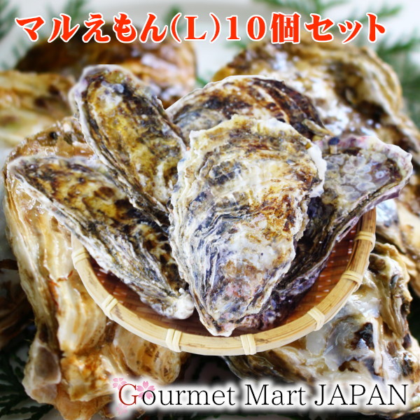 牡蠣 牡蛎 かき 生食用 殻付き マルえもん[Lサイズ]10個セット 北海道厚岸産 お取り寄せグルメ ギフト 母の日 2026
