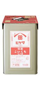 ヒゲタ 特選こいくちしょうゆ 18L×１缶 JAS特級 濃口醤油 業務用◇関東近県送料無料 ◎