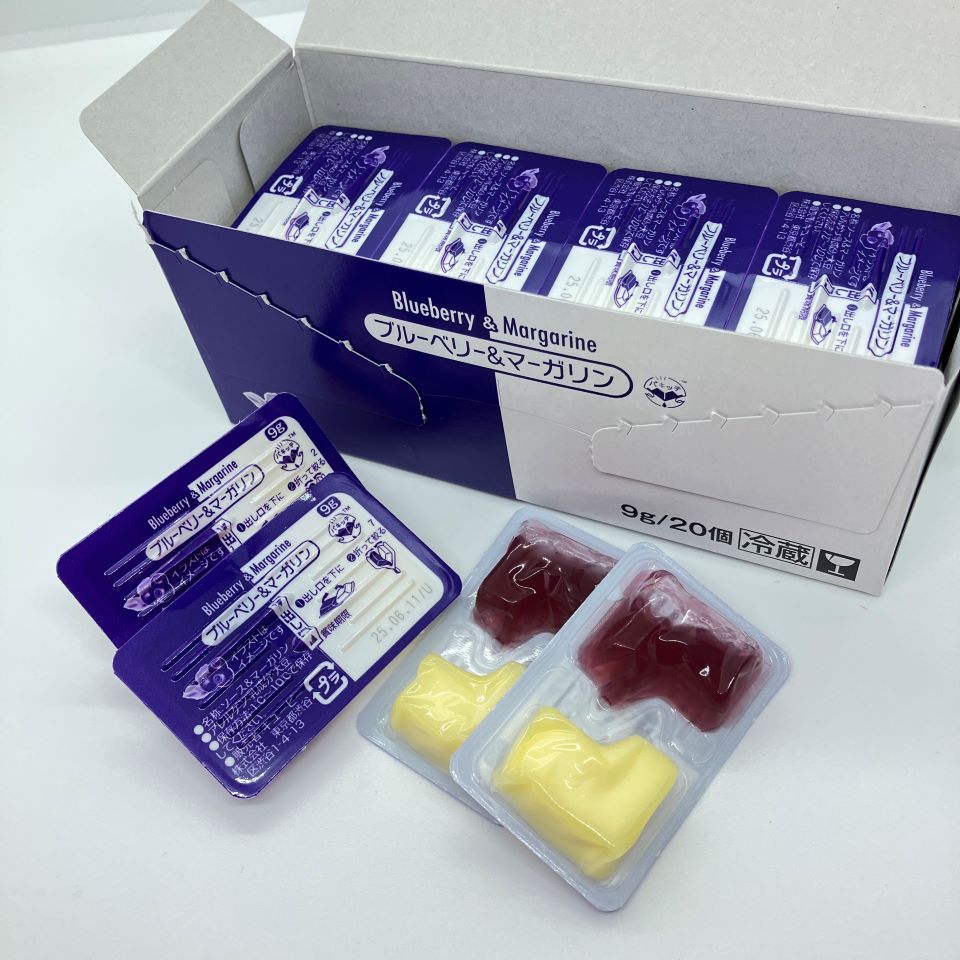 キューピー ブルーベリー＆マーガリン 400個(9g×20個×20パック×1箱) 業務用◇◆　冷蔵便 二つ折り パキッテ【お取り寄せ品】◎