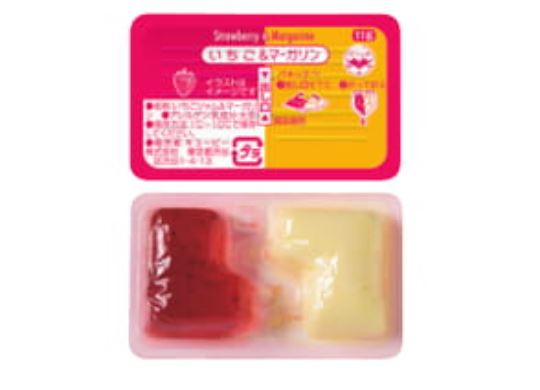 キューピー いちご＆マーガリン 400個(9g×20個×20パック×１箱) 業務用◇◆冷蔵便 テイクアウト 弁当 給食 用 二つ折り 【お取り寄せ品】◎【リニューアルになりました】