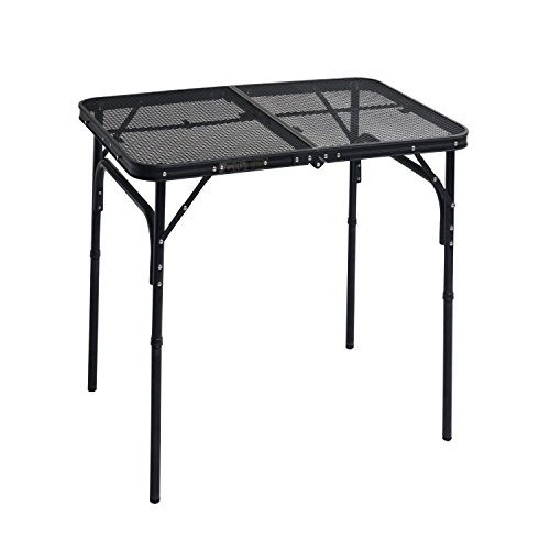 キャンパーズコレクション 手ごわいともし火速見表(幅90奥ふかさ60糎) TLT-6090(MBK) チェア・テーブル・レジャーシート-テーブル