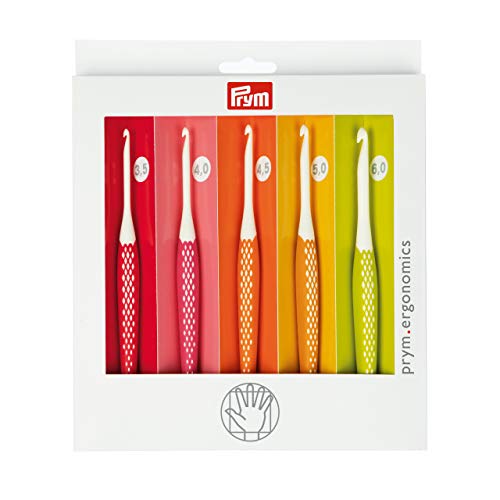 プリム(Prym) エルゴノミック かぎ針セット (3.5/4.0/4.5/5.0/6.0mm) 5本セット/各1本入 PRM218440 カラ 4,270円