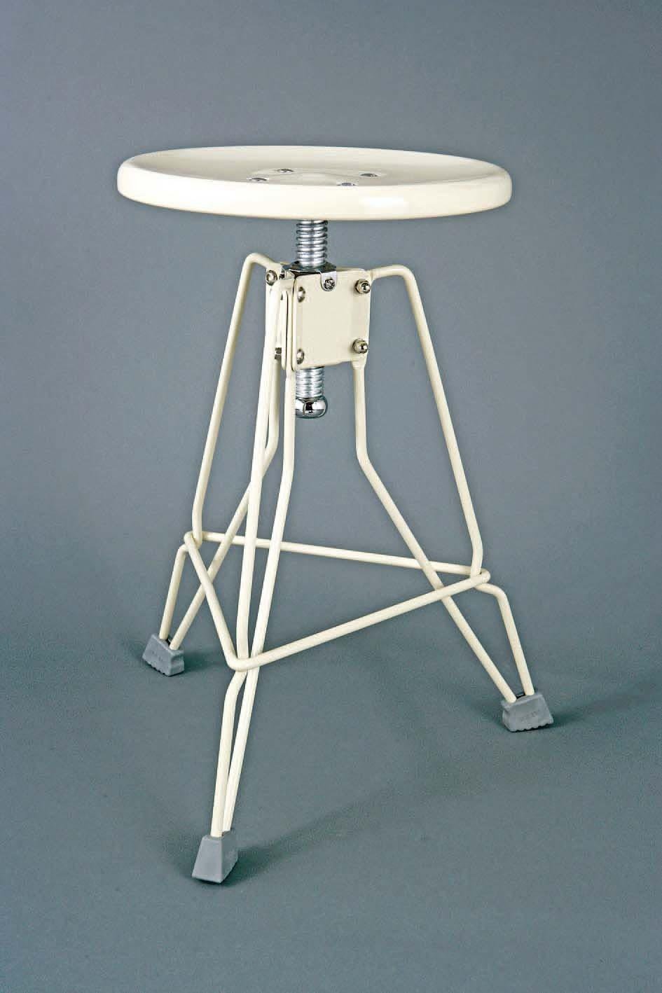 ダルトン(Dulton) 椅子 スツール クリッパー2 アイボリー 高さ440~480×幅385×奥行350mm STOOL ''CLIPPER