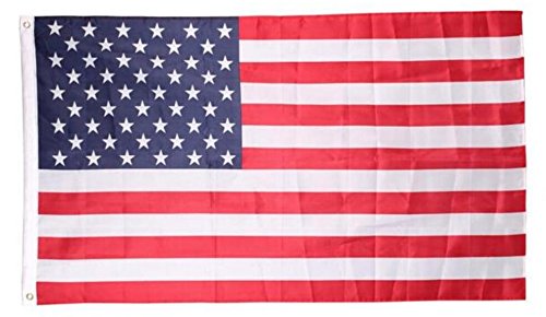 楽天市場】応援用 フラッグ USA アメリカ 国旗 90cm×150cm レッド