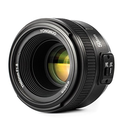 YONGNUO Nikon YN50mm F1.8N 単焦点レンズ ニコン Fマウント フルサイズ対応 標準レンズD5系列、D4系列、D850、