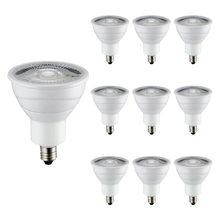 LDR5LME11D27525HCC ウシオ LED白熱電球 ハロゲン白熱電球手合いΦ50 40W形好いかげんに 白熱電球色 調光相応う 口金E11 中角 C続きもの 10個書き割り LDR5L-M-E11/D/27/5/25-HC-C