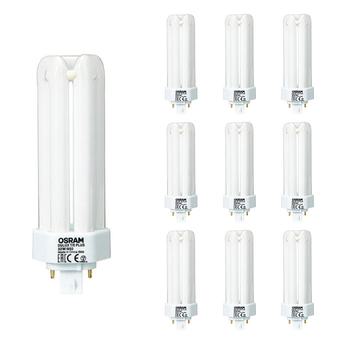 FHT32EXL オスラム コンパクト形蛍光灯 32W形 3波長形電球色 10個セット FHT32EX-L DULUX T/E PLUS 32W/830