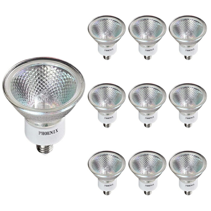 JDR110V40WKM5E11 フェニックス ダイクロハロゲン電球 Φ50 110V JDR 60W形 中角 口金E11 10個セット JDR110V40WKM/5E11