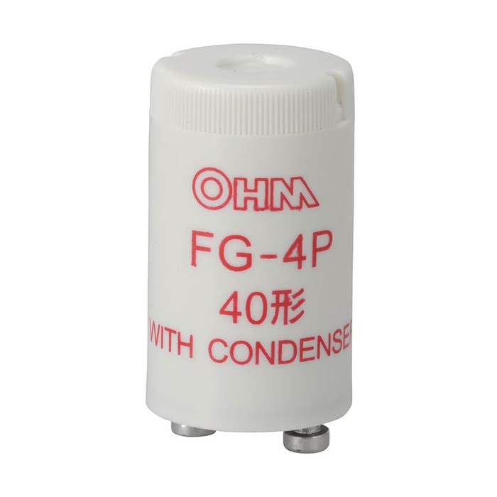FG4P1P オーム電機 点灯管 グロー球 40W用 口金P21 100個セット FG-4P1P｜照明デポ